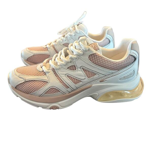 Michael Michael Kors Kit Trainer Extreme Retro Y2K Mesh Leather Gym Sport NEW 10 - Picture 7 of 11